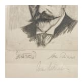 John Philipp - signiertes Bildnis des Dirigenten Arthur Nikisch