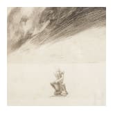 John Phillipp - Auguste Rodin im Profil nach links, 1909