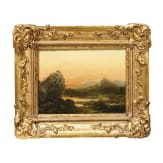 Anton Georg Zwengauer (1850 - 1928) - Abendstimmung am Fluss