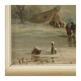 Joseph Heydendahl - Winterszene, deutsch, 1897