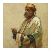 Portrait eines Orientalen, Frankreich, 19. Jhdt.