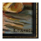 Erich Otto Engel (1866 - 1943) - "Hausenten auf einem Weiher"