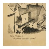 Zwei Grafiken mit architektonischen Darstellungen, 20. Jhdt.