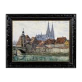 Karl Freytag (1867 - 1926) - Gem&auml;lde "Regensburg", datiert 1922