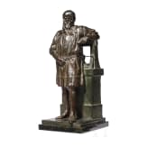 A German bronze sculpture of Gutenberg, 20th century