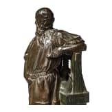 Bronzeskulptur Gutenberg, deutsch, 20. Jhdt.