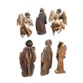 F&uuml;nf kleine religi&ouml;se Figuren, s&uuml;ddeutsch, 18. Jhdt.