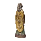 Geschnitzte Heiligenfigur, deutsch, 19. Jhdt.