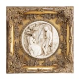 Edward William Wyon (1811-85) - Relief mit galanter Szene, England, datiert 1848