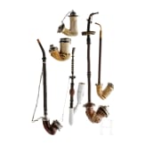 A small collection of German pipes, 19th century