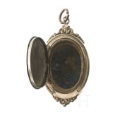 Biedermeier-Medaillon, um 1860