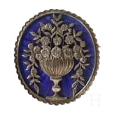 Emaille-Brosche, Wien, Turiet & Bardach, um 1900