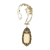 Goldkette mit Citrin, um 1900
