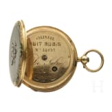 Gold-Taschenuhr, Genf, De Sufry, Ende 19. Jhdt.