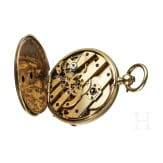 Gold-Taschenuhr (Savonette), um 1900