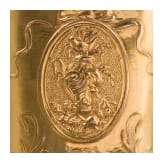 Vergoldeter Beh&auml;lter f&uuml;r N&auml;hzeug, deutsch, um 1780