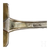 Silbernes Set von Geb&auml;ckschaufel, Torten- und Spargelheber sowie Teesieb und Schauml&ouml;ffel, deutsch, fr&uuml;hes 20. Jhdt.