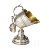 Kleiner silberner Eisw&uuml;rfelbeh&auml;lter, deutsch, um 1900/10