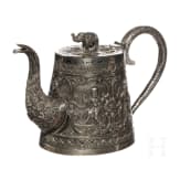 Silber-Teekanne, wohl Burma, um 1900