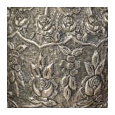 Silbervase, silberner Tisch- und zwei silberne Weinuntersetzer, um 1900 - 1965