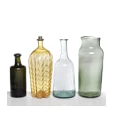 Four South German glass bottles, 19th century