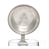 Zwei Walzenkr&uuml;ge mit Zinndeckel, Sachsen, Anfang 19. Jhdt. bzw. Friedrich Traugott G&uuml;nther (Meister 1810), Freiberg, datiert 1822