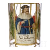 Stangenbecher mit Emaillemalerei, Historismus im Stil des 16. Jhdts.