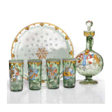 Sechsteiliges Trinkservice, B&ouml;hmen, um 1880