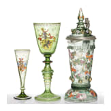 Krug, Pokal und Fl&ouml;te, Nordb&ouml;hmen/Neuwelt, um 1880