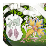 Gro&szlig;e Glasbowle in R&ouml;merform, B&ouml;hmen, um 1880