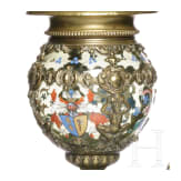 Deckelpokal und zwei R&ouml;mer, Bayerischer Wald, um 1890 bzw. einer datiert 1889
