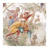 Teller und Pokal, Nordb&ouml;hmen, um 1880