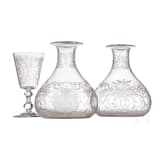 Zw&ouml;lfteiliges Trinkservice, J. & L. Lobmeyr, Wien, um 1880