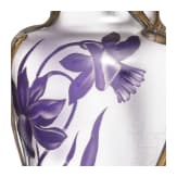 Zwei Jugendstil-Vasen mit Metallmontierung, Verreries de Saint-Denis, Legras & Cie, Nancy, Val Saint Lambert bzw. K&ouml;ln, Orivit-Metallwarenfabrik, um 1910