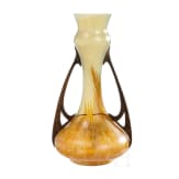 Jugendstilvase mit Metallmontierung, B&ouml;hmen, Glasfabrik Elisabeth, Pallme-K&ouml;nig & Habel, Kosten bei Teplitz, um 1900 - 1905
