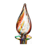 Zwei Glasflaschen, Murano, 20. Jhdt.