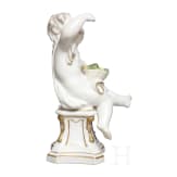 Porzellanfigur eines Knaben, deutsch, 18. Jhdt.