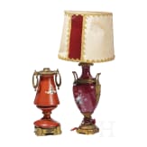Zwei Tischlampen, Frankreich, um 1820