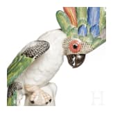 Ein Paar Porzellanfiguren, "Kakadus", Nymphenburg, 20. Jhdt.