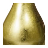 Blattvergoldete Designer-Vase, Paris, 1980er Jahre