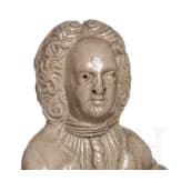 Barocker Kerzenhalter in Form eines Mannes, 17. Jhdt.