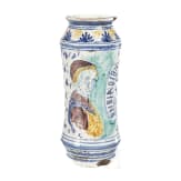 Majolica Albarello, Italien, 18. Jhdt.