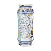 Majolica Albarello, Italien, 18. Jhdt.