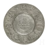 A relief plate, Nuremberg, 1st half of the 17th century