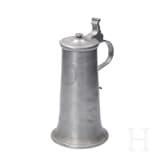 Zwei Stitzen aus Zinn, s&uuml;ddeutsch, datiert 1718 und 1751