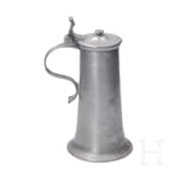Zwei Stitzen aus Zinn, s&uuml;ddeutsch, datiert 1718 und 1751