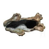 Leuchterfu&szlig; in L&ouml;wenform, s&uuml;deurop&auml;isch, 17. Jhdt.