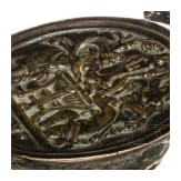 Bronze-&Ouml;llampe im Stil der Antike, deutsch, um 1850
