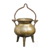 Gro&szlig;er Bronzekessel (sog. Grapen), deutsch, 19. Jhdt.