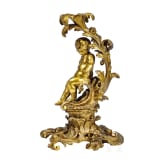 Vergoldeter Tafelaufsatz, Frankreich, um 1860